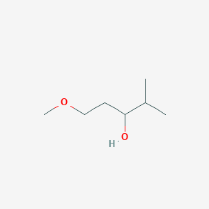 molecular formula C7H16O2 B2391422 1-Methoxy-4-methylpentan-3-ol CAS No. 449174-60-1
