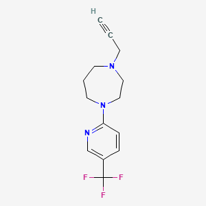 1-(Prop-2-yn-1-yl)-4-[5-(trifluoromethyl)pyridin-2-yl]-1,4-diazepane