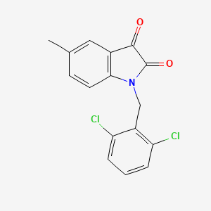 1-(2,6-dichlorobenzyl)-5-methyl-1H-indole-2,3-dione