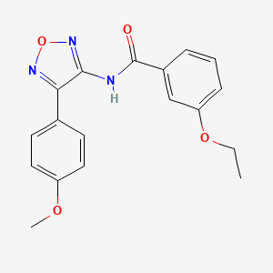 3-ethoxy-N-[4-(4-methoxyphenyl)-1,2,5-oxadiazol-3-yl]benzamide