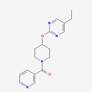 [4-(5-Ethylpyrimidin-2-yl)oxypiperidin-1-yl]-pyridin-3-ylmethanone