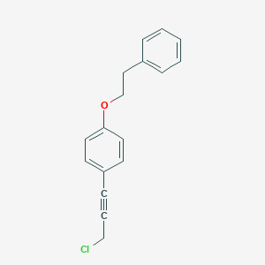 1-(3-Chloroprop-1-yn-1-yl)-4-phenethoxybenzene