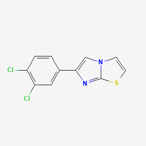molecular formula C11H6Cl2N2S B2391573 6-(3,4-Dichlorophenyl)imidazo[2,1-b][1,3]thiazole CAS No. 910443-26-4