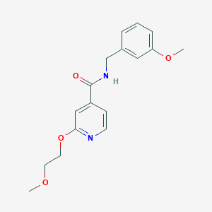 molecular formula C17H20N2O4 B2391577 N-(3-methoxybenzyl)-2-(2-methoxyethoxy)isonicotinamide CAS No. 2034274-47-8