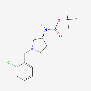 (R)-tert-Butyl 1-(2-chlorobenzyl)pyrrolidin-3-ylcarbamate