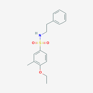 4-ethoxy-3-methyl-N-(2-phenylethyl)benzenesulfonamide