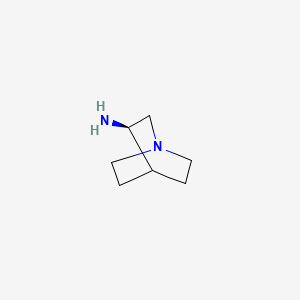 molecular formula C7H14N2 B2391705 (R)-quinuclidin-3-amine CAS No. 123536-14-1; 123536-15-2