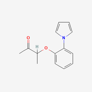 3-[2-(1H-pyrrol-1-yl)phenoxy]-2-butanone