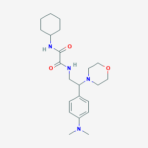 N1-cyclohexyl-N2-(2-(4-(dimethylamino)phenyl)-2-morpholinoethyl)oxalamide