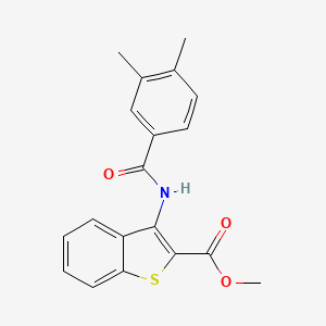 Methyl 3-(3,4-dimethylbenzamido)benzo[b]thiophene-2-carboxylate