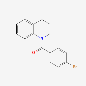 molecular formula C16H14BrNO B2391774 (4-bromophenyl)(3,4-dihydroquinolin-1(2H)-yl)methanone CAS No. 301228-31-9