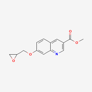 Methyl 7-(oxiran-2-ylmethoxy)quinoline-3-carboxylate