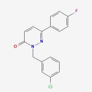 2-(3-chlorobenzyl)-6-(4-fluorophenyl)pyridazin-3(2H)-one