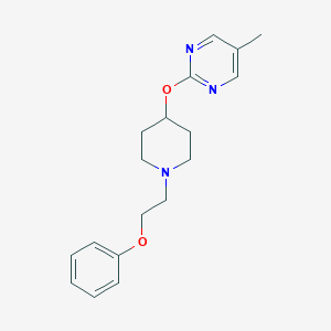 5-Methyl-2-[1-(2-phenoxyethyl)piperidin-4-yl]oxypyrimidine