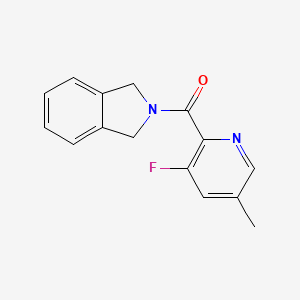 1,3-Dihydroisoindol-2-yl-(3-fluoro-5-methylpyridin-2-yl)methanone