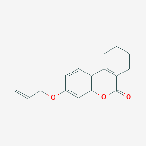 molecular formula C16H16O3 B2391828 3-Allyloxy-7,8,9,10-tetrahydro-benzo[c]chromen-6-one CAS No. 25982-28-9