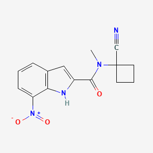 N-(1-cyanocyclobutyl)-N-methyl-7-nitro-1H-indole-2-carboxamide