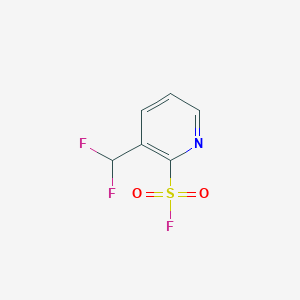 molecular formula C6H4F3NO2S B2391832 3-(Difluoromethyl)pyridine-2-sulfonyl fluoride CAS No. 2260937-44-6