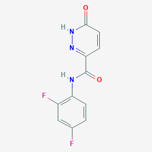 N-(2,4-difluorophenyl)-6-oxo-1H-pyridazine-3-carboxamide