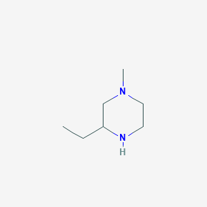 molecular formula C7H16N2 B2391851 3-Ethyl-1-methylpiperazine CAS No. 1341468-11-8