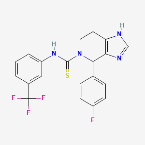 4-(4-fluorophenyl)-N-(3-(trifluoromethyl)phenyl)-6,7-dihydro-3H-imidazo[4,5-c]pyridine-5(4H)-carbothioamide