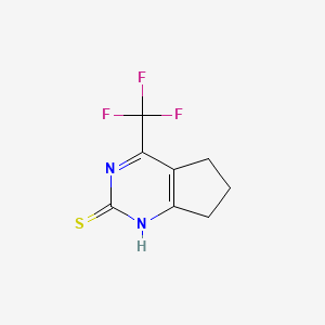 4-Trifluoromethyl-6,7dihydro-5H-cyclopenta-pyrimidine-2-thiol