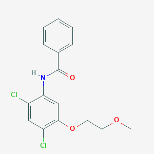 N-[2,4-dichloro-5-(2-methoxyethoxy)phenyl]benzamide