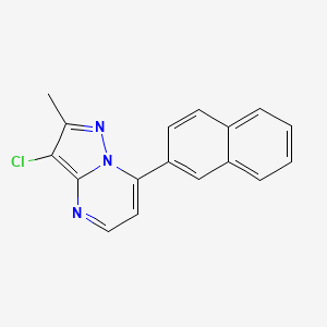 3-Chloro-2-methyl-7-(2-naphthyl)pyrazolo[1,5-a]pyrimidine
