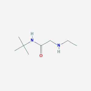 molecular formula C8H18N2O B2391914 N-tert-butyl-2-(ethylamino)acetamide CAS No. 730997-96-3