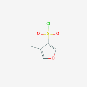 molecular formula C5H5ClO3S B2391915 4-Methylfuran-3-sulfonyl chloride CAS No. 1851317-37-7