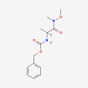 Benzyl (1-(methoxy(methyl)amino)-1-oxopropan-2-yl)carbamate