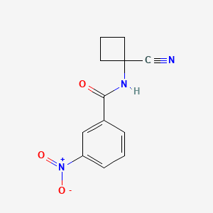 N-(1-cyanocyclobutyl)-3-nitrobenzamide