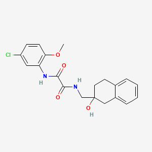 N1-(5-chloro-2-methoxyphenyl)-N2-((2-hydroxy-1,2,3,4-tetrahydronaphthalen-2-yl)methyl)oxalamide