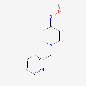 N-[1-(pyridin-2-ylmethyl)piperidin-4-ylidene]hydroxylamine