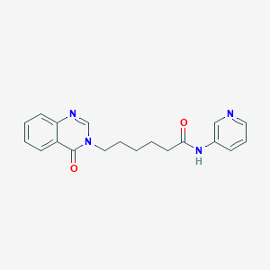 6-(4-oxoquinazolin-3(4H)-yl)-N-(pyridin-3-yl)hexanamide