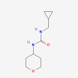 1-(cyclopropylmethyl)-3-(tetrahydro-2H-pyran-4-yl)urea