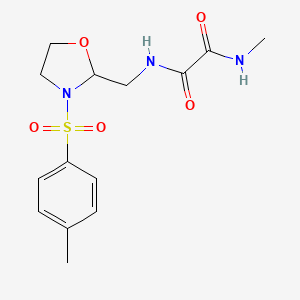 N1-methyl-N2-((3-tosyloxazolidin-2-yl)methyl)oxalamide