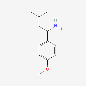 1-(4-Methoxyphenyl)-3-methylbutan-1-amine