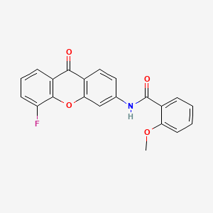 N-(5-fluoro-9-oxo-9H-xanthen-3-yl)-2-methoxybenzamide