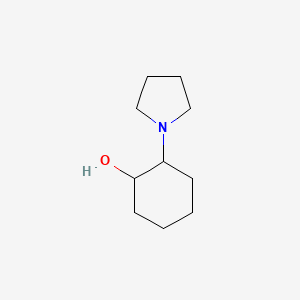molecular formula C10H19NO B2392161 Cyclohexanol, 2-(1-pyrrolidinyl)- CAS No. 14909-81-0; 93080-29-6