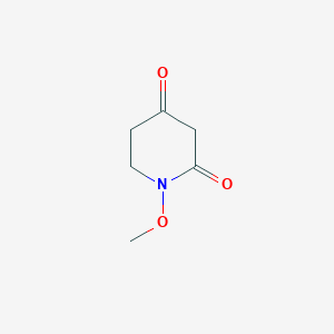 molecular formula C6H9NO3 B2392166 1-Methoxypiperidine-2,4-dione CAS No. 181237-32-1