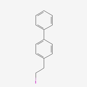 molecular formula C14H13I B2392178 4-(2-Iodoethyl)-1,1'-biphenyl CAS No. 178685-10-4
