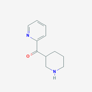 molecular formula C11H14N2O B2392193 Piperidin-3-yl(pyridin-2-yl)methanone CAS No. 1060817-03-9
