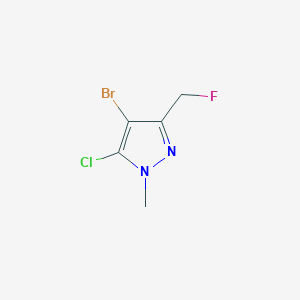 B2392208 4-Bromo-5-chloro-3-(fluoromethyl)-1-methylpyrazole CAS No. 2248286-48-6