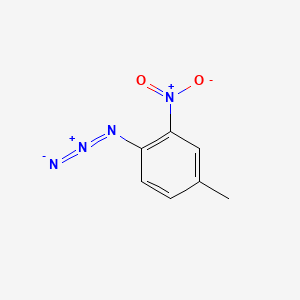 molecular formula C7H6N4O2 B2392211 4-Methyl-2-nitrophenyl azide CAS No. 20615-75-2