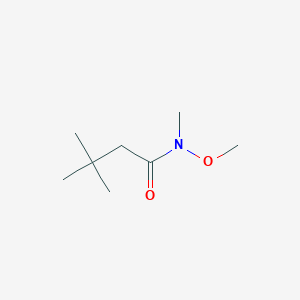 molecular formula C8H17NO2 B2392332 N-甲氧基-N,3,3-三甲基丁酰胺 CAS No. 626238-28-6
