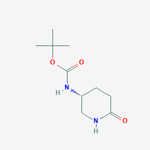 molecular formula C10H18N2O3 B2392342 (R)-tert-Butyl (6-oxopiperidin-3-yl)carbamate CAS No. 1228566-94-6; 172913-96-1