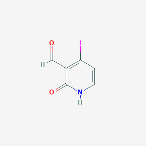 molecular formula C6H4INO2 B2392367 2-Hydroxy-4-iodonicotinaldehyde CAS No. 726206-53-7
