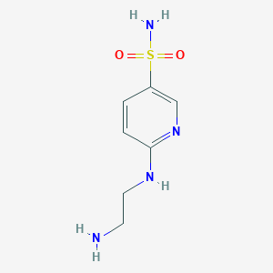 B2392404 6-[(2-Aminoethyl)amino]pyridine-3-sulfonamide CAS No. 202460-51-3