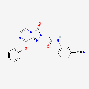 N-(3-cyanophenyl)-2-(3-oxo-8-phenoxy-[1,2,4]triazolo[4,3-a]pyrazin-2-yl)acetamide